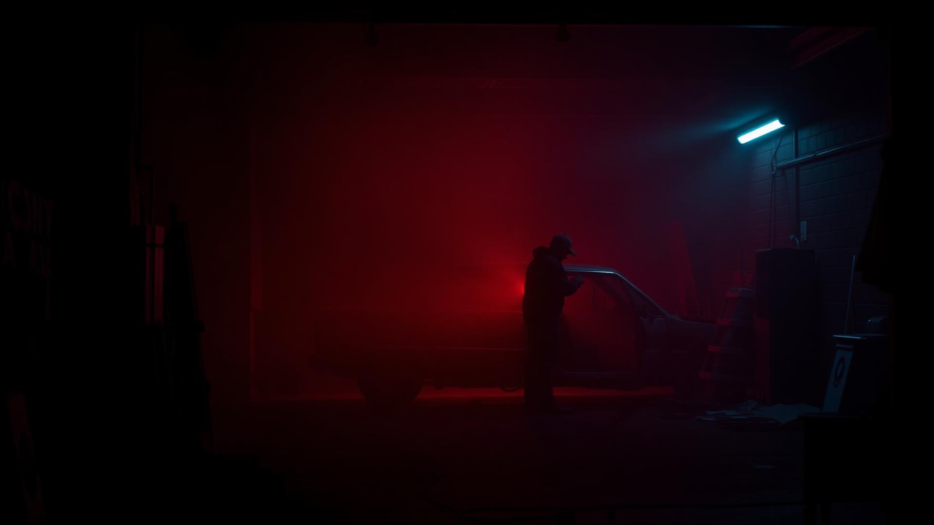 Cinematic behind-the-scenes shot from a Jon Farley production